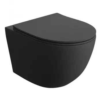 Miska WC wisząca z deską - Lavita Sinto Black